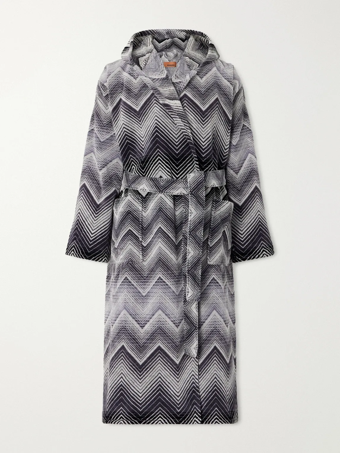 Marea Striped Cotton-Terry Hooded Robe by Missoni