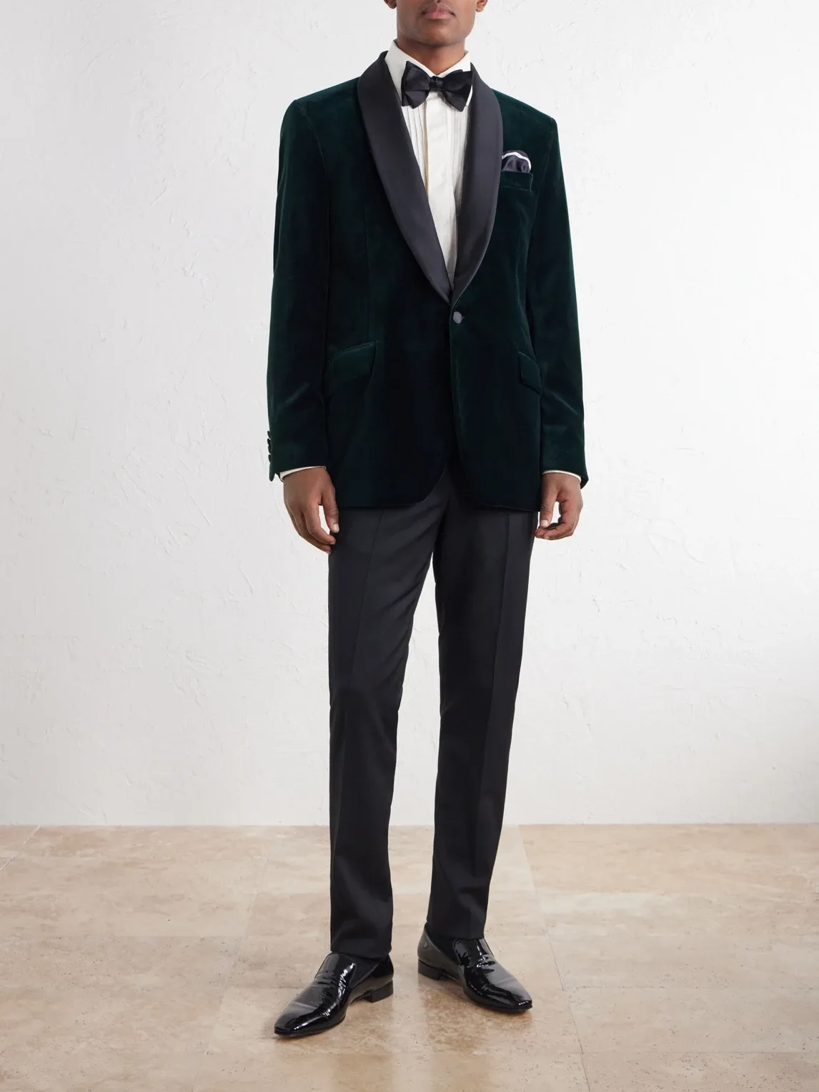 Satin-Trimmed Cotton-Velvet Tuxedo Jacket by Favourbrook