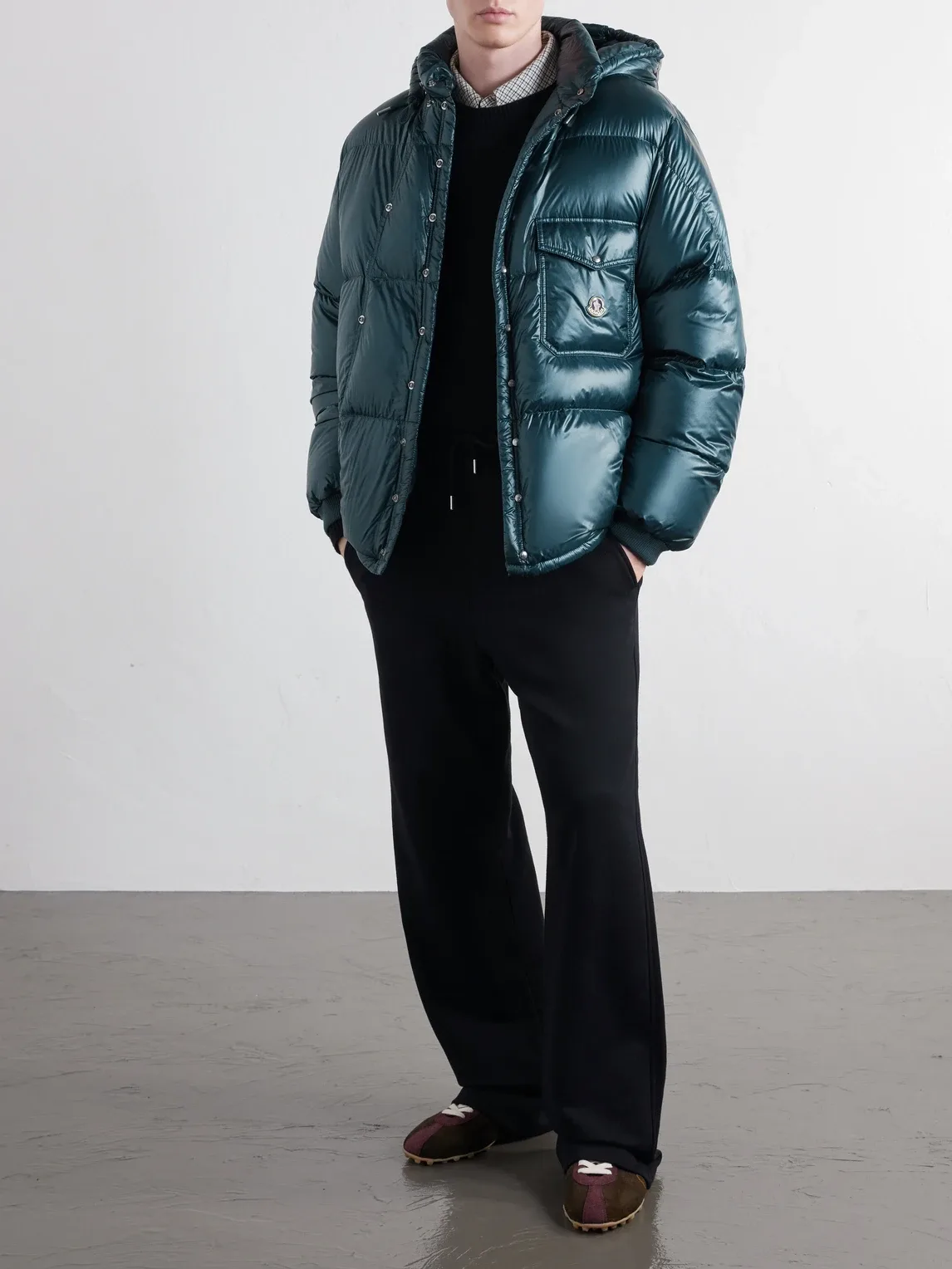 Karakorum Hooded Quilted Ripstop Down Jacket
