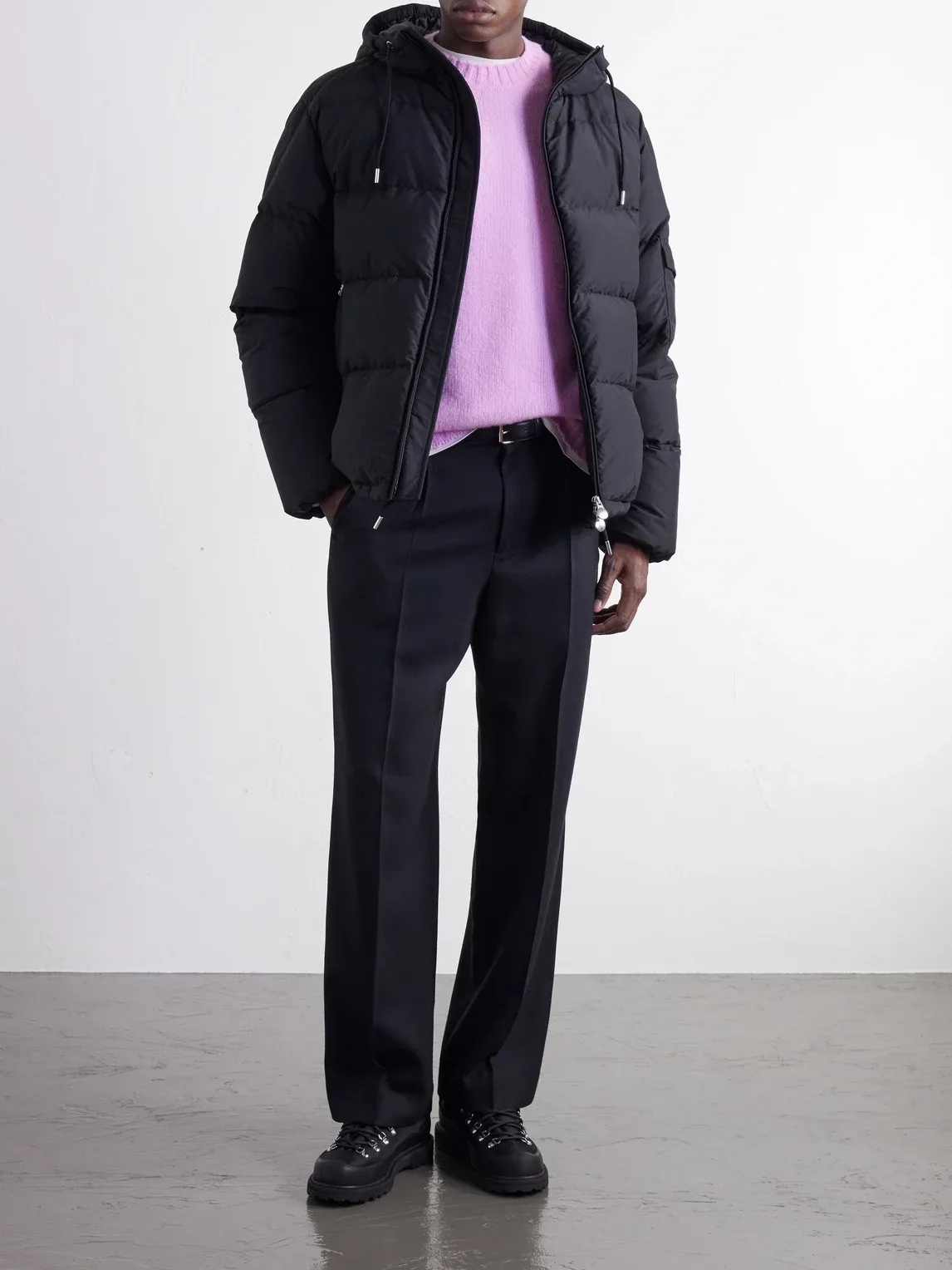 Himalaya Hooded Quilted Cotton-Blend Shell Down Jacket by Moncler