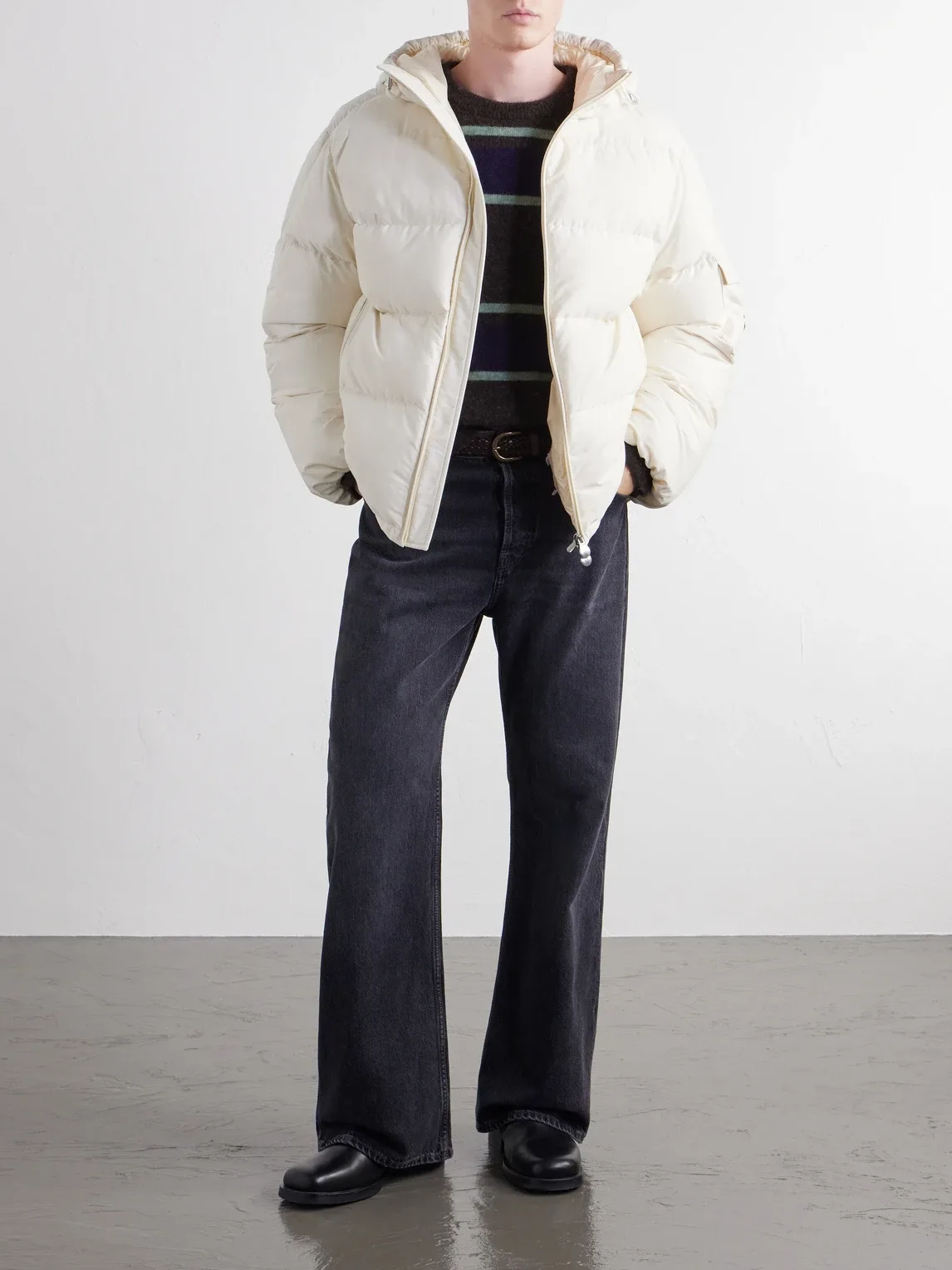 Himalaya Hooded Quilted Cotton-Blend Shell Down Jacket