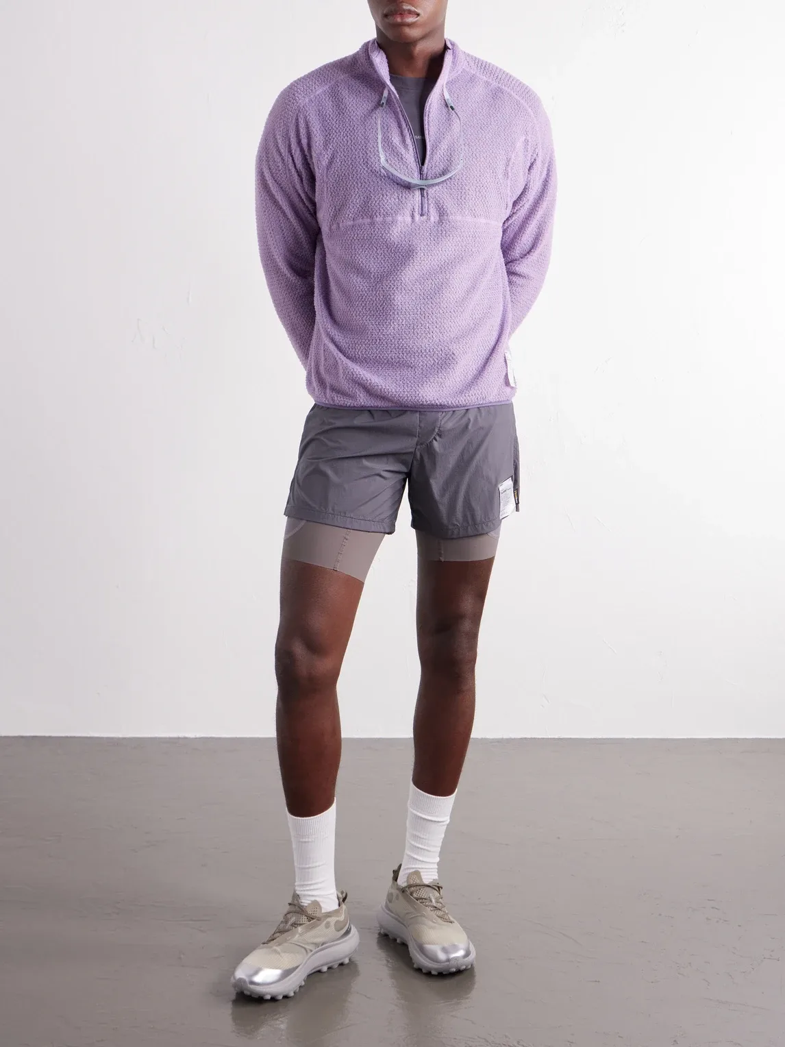 FuzzFleece HalfZip Running Top by Satisfy