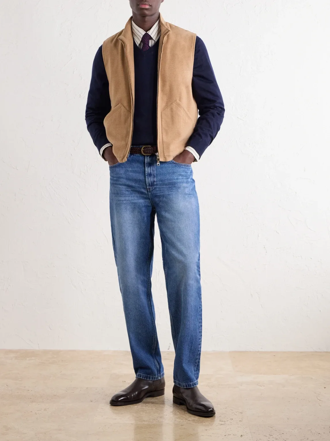 Wool-Felt Gilet by J Mueser