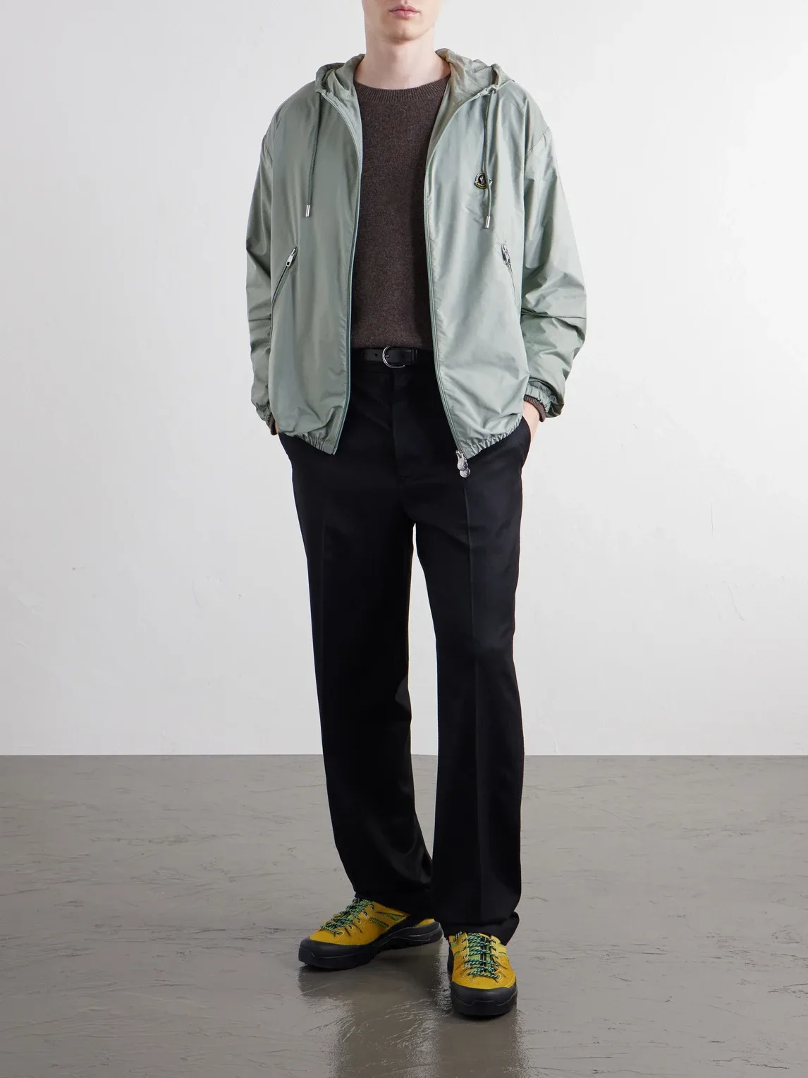 Straight-Leg Virgin Wool-Twill Trousers by Moncler