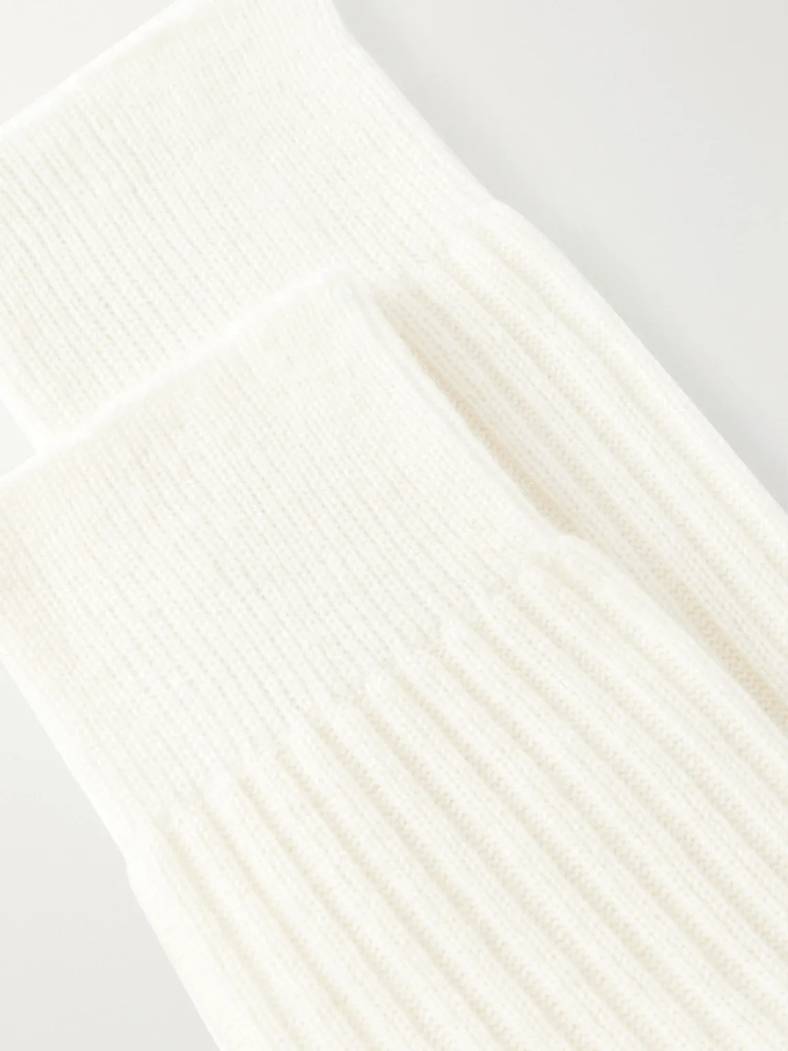 Ribbed Cashmere Socks by Canali