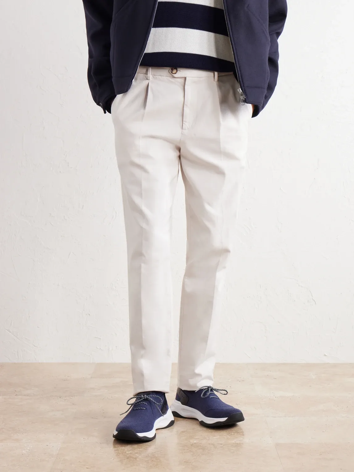 Shadow Leather-Trimmed Mesh Sneakers by Berluti