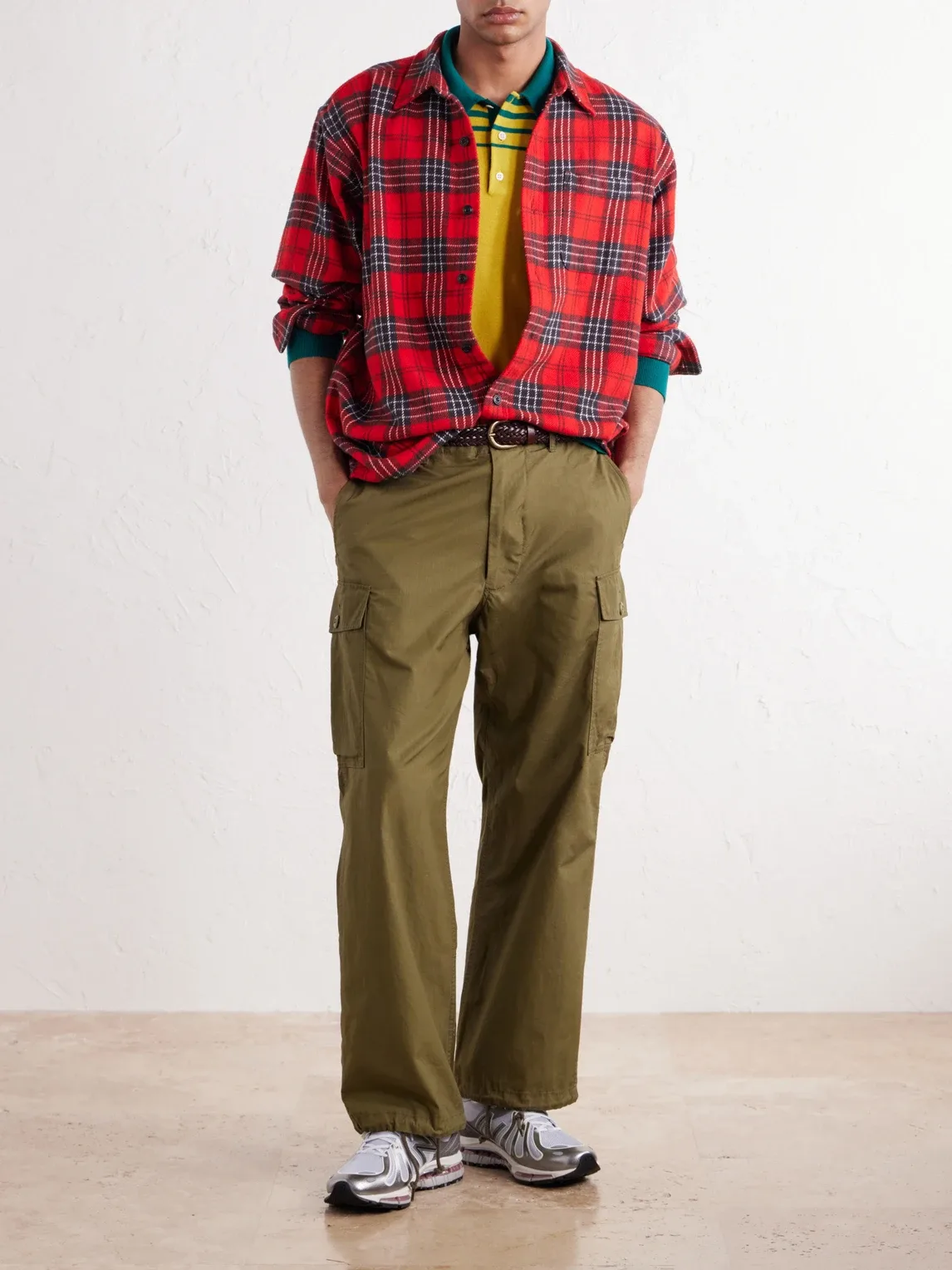 Checked Cotton-Flannel Shirt by Aim Leon Dore