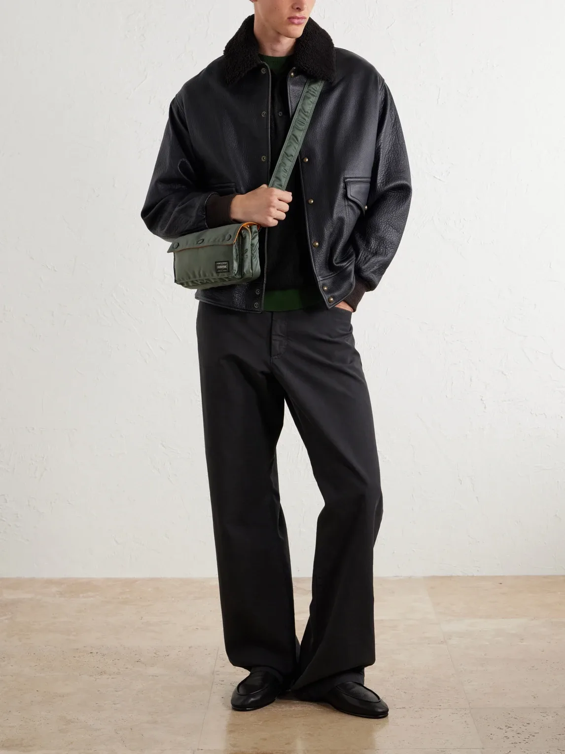 Tanker Envelope Canvas Belt Bag by Porter Yoshida and Co