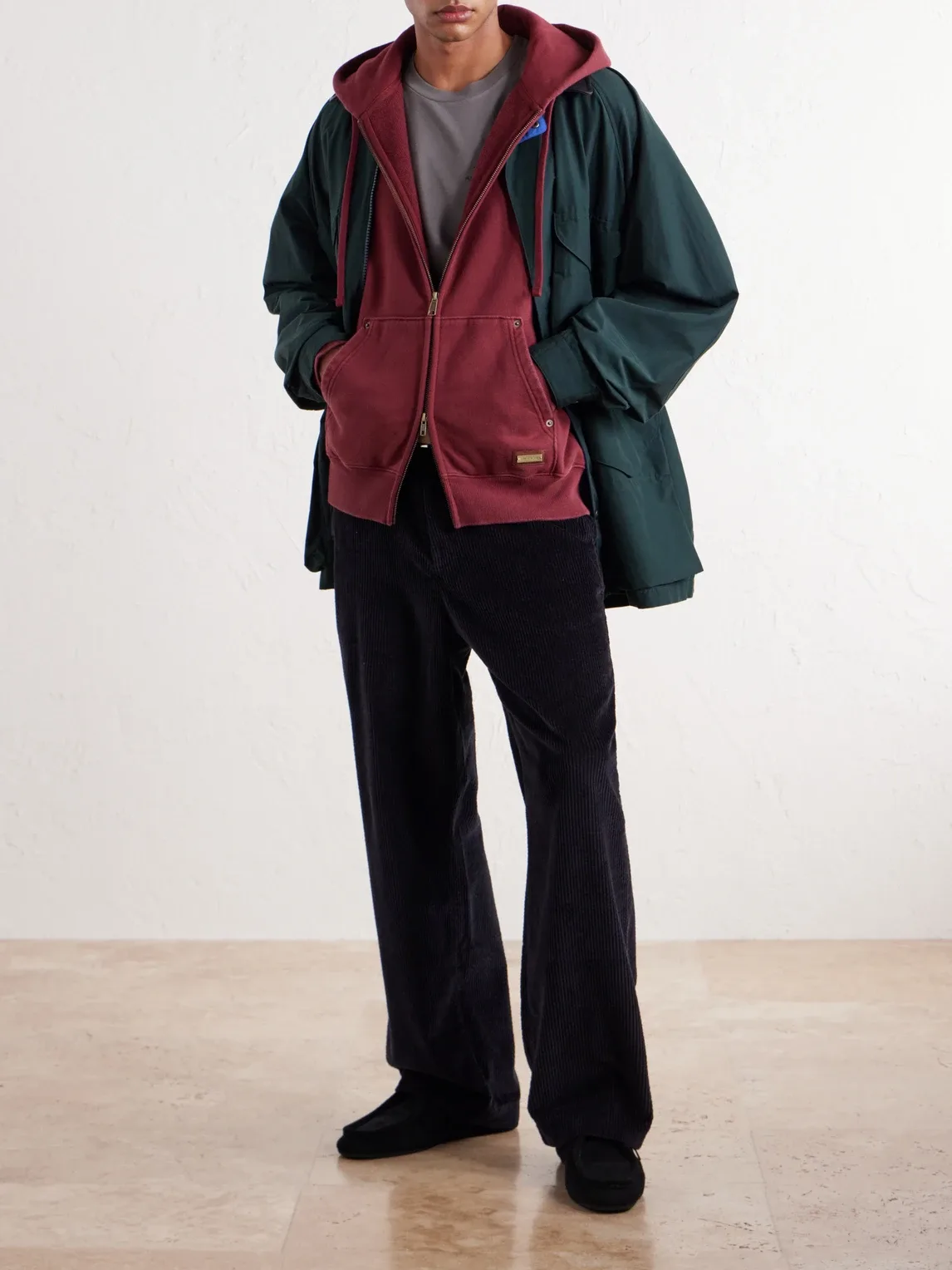 Cotton-Jersey Zip-Up Hoodie by Aim Leon Dore