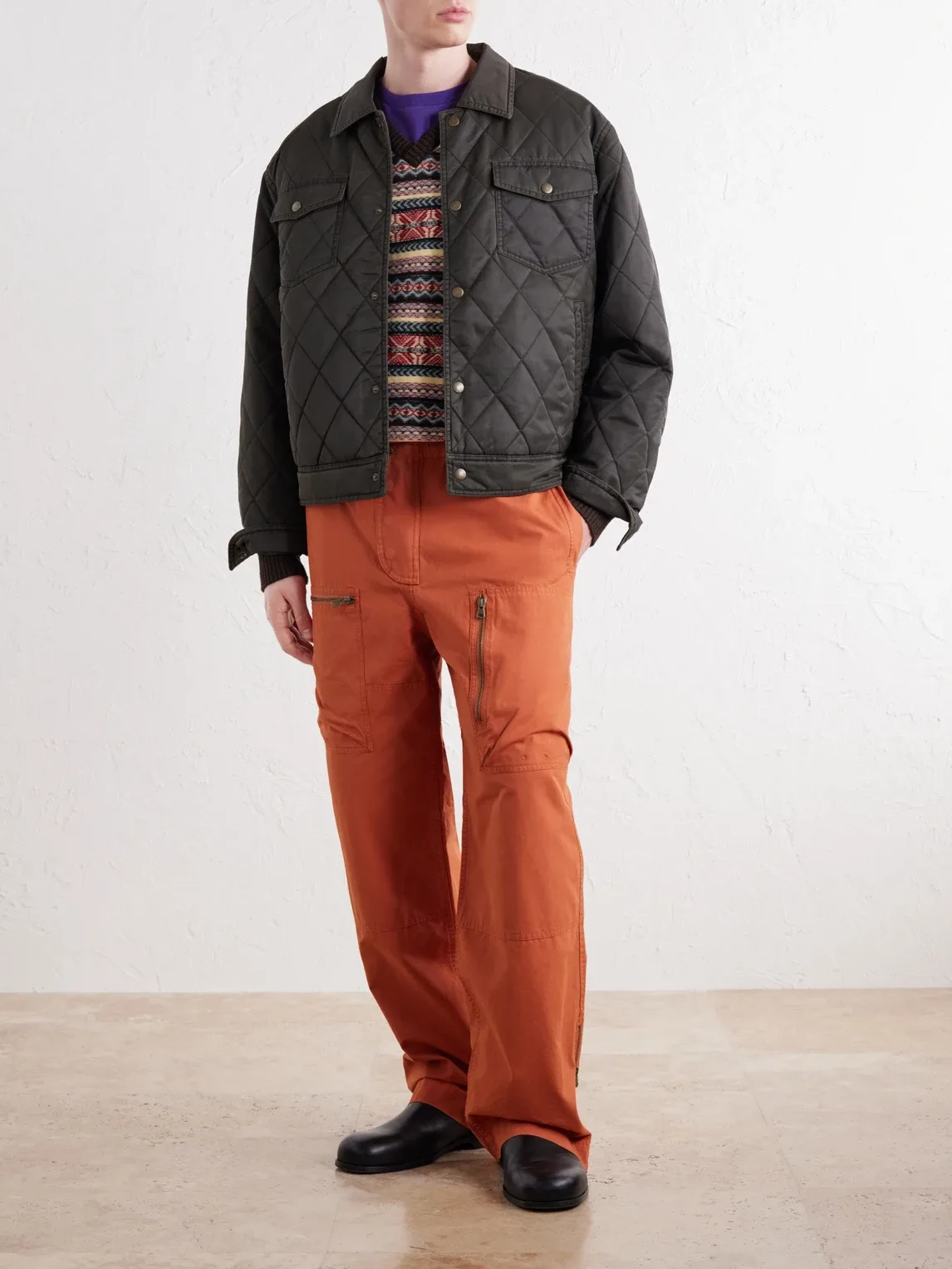 Aviator Straight-Leg Cotton-Canvas Trousers by Aim Leon Dore