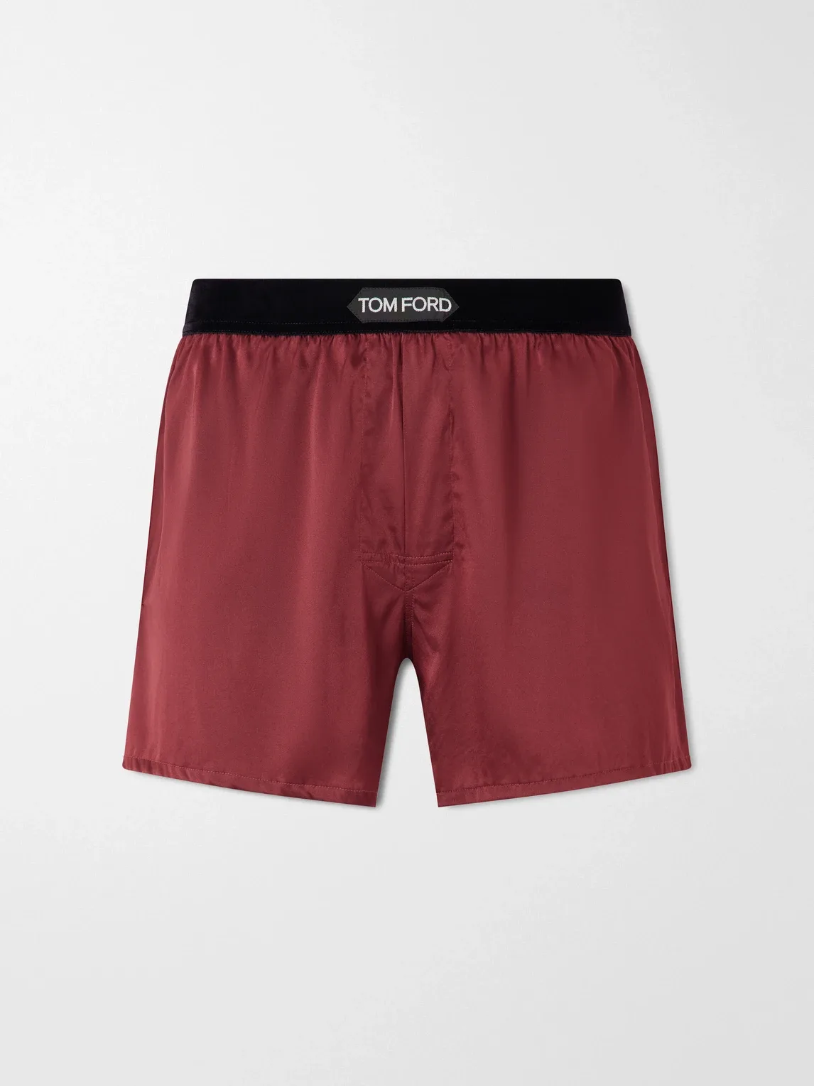 Silk-Blend Satin Boxer Shorts by Tom Ford