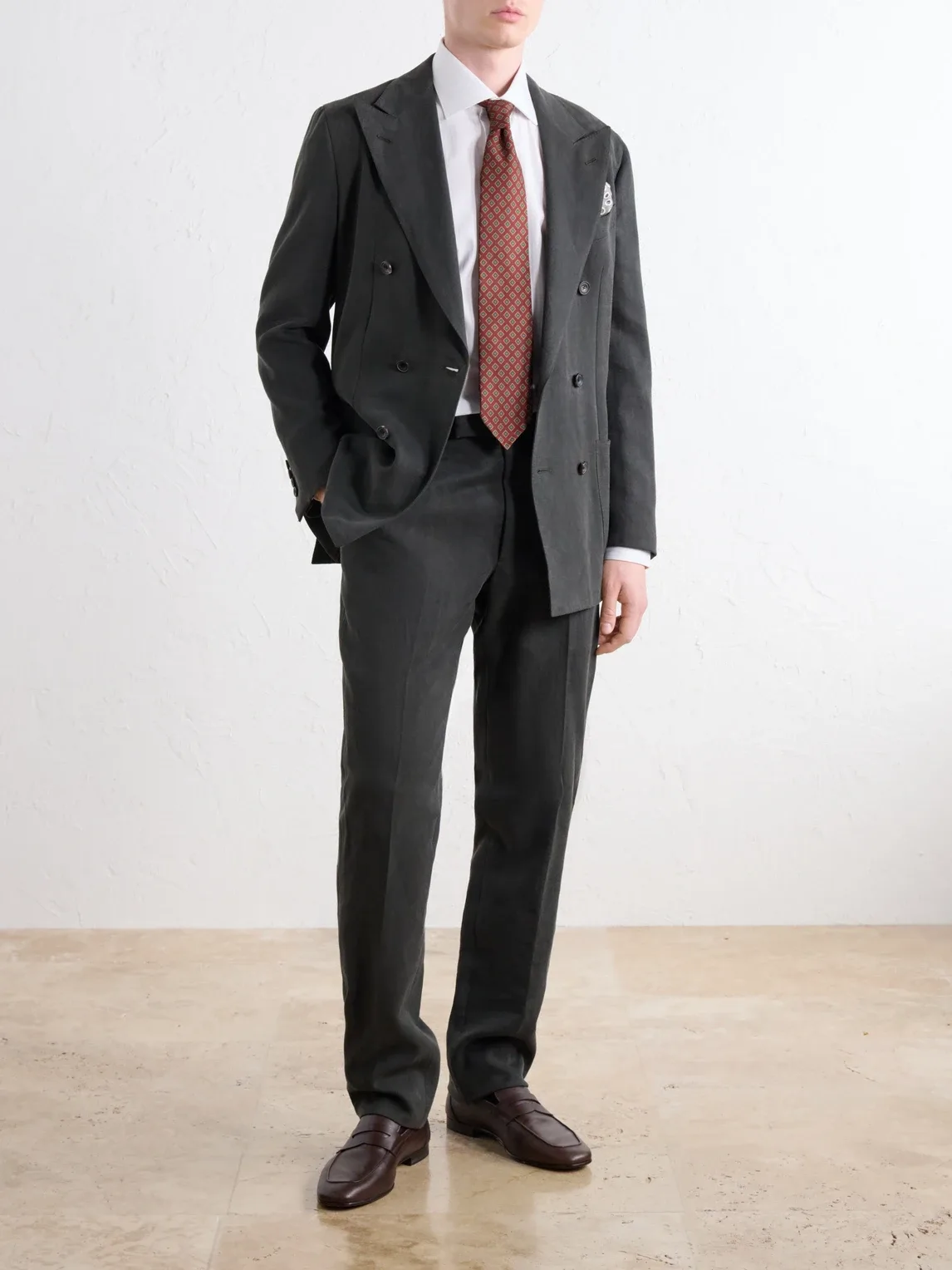 William Striped Cotton-Twill Shirt by Brioni