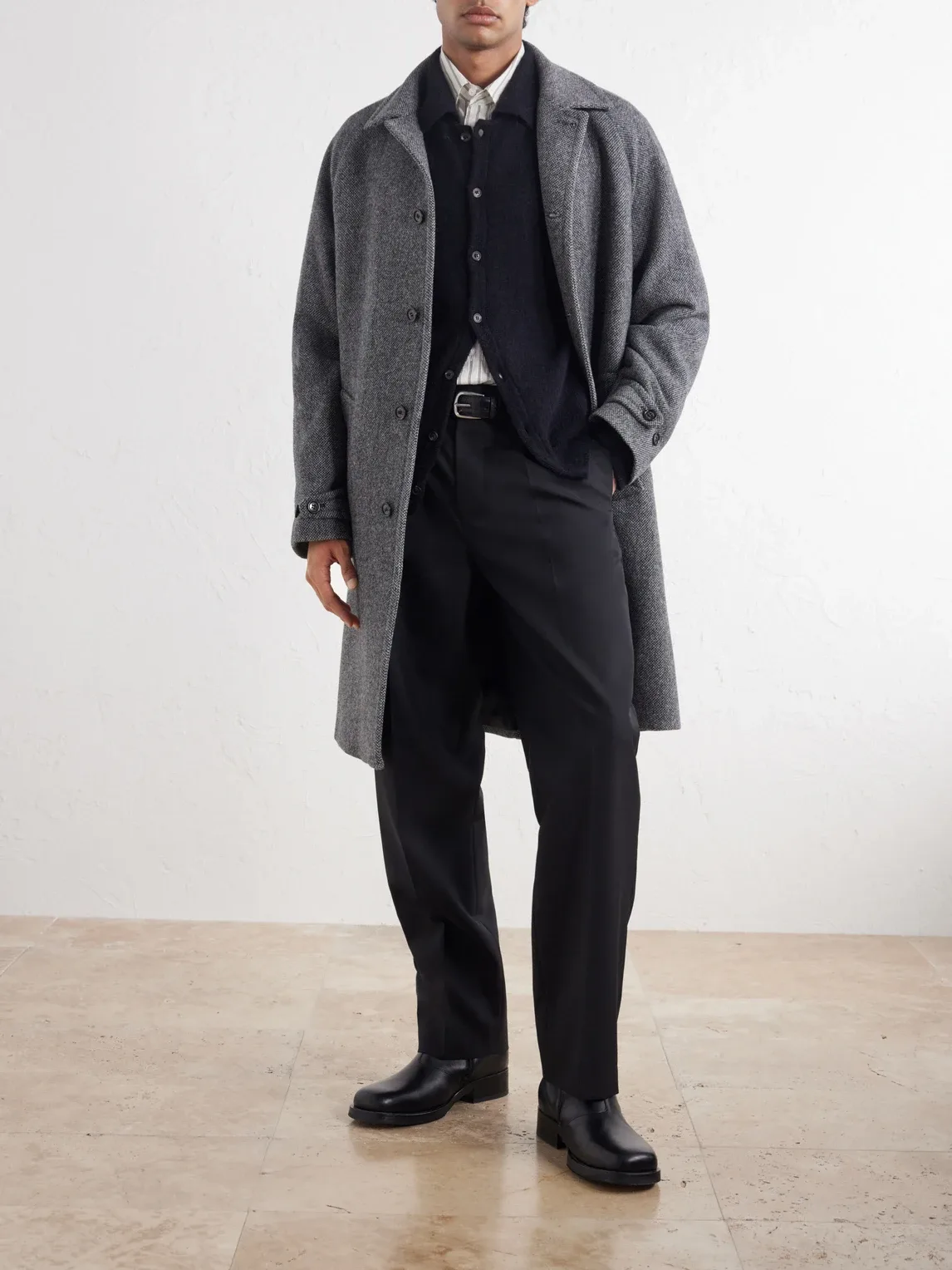 Vittorio Virgin Wool Twill Coat by Valstar