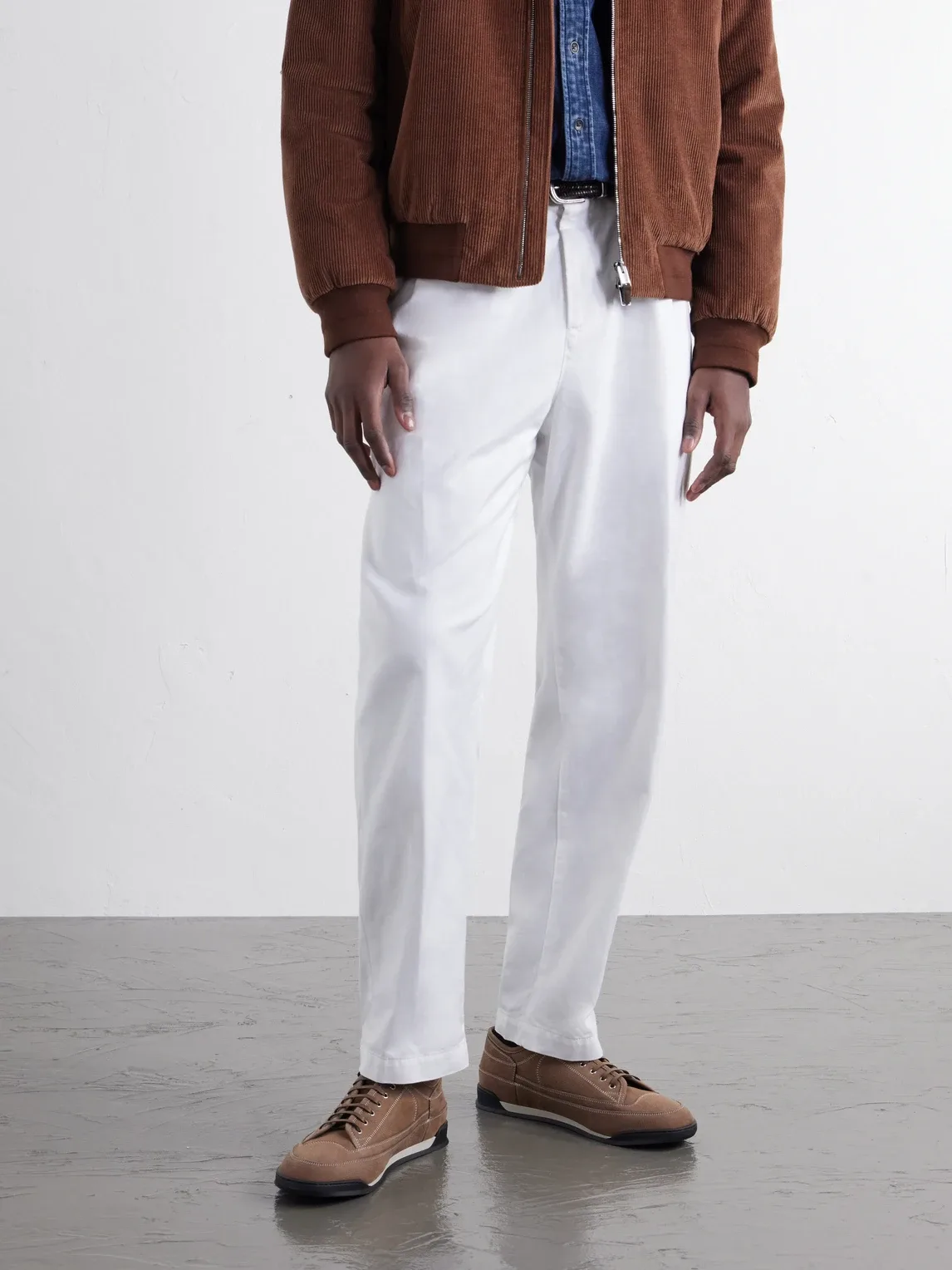 Court Panelled Nubuck Sneakers by John Lobb