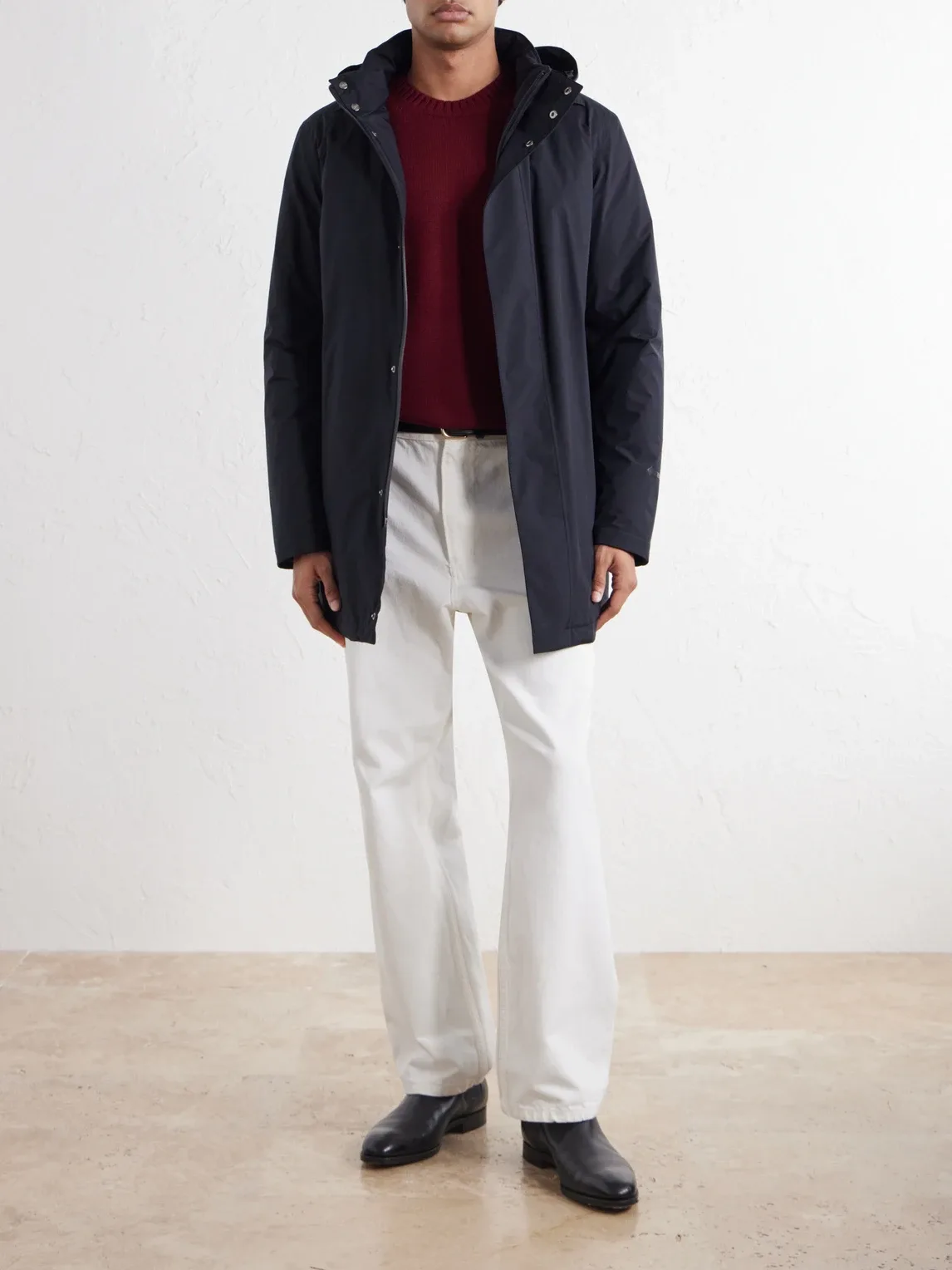 Shell Hooded Down Parka by Herno