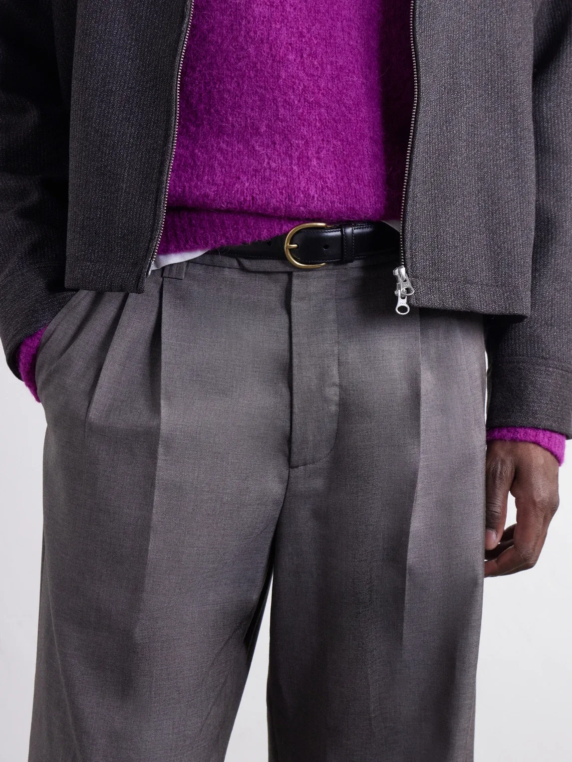 3cm Leather Belt by Morjas