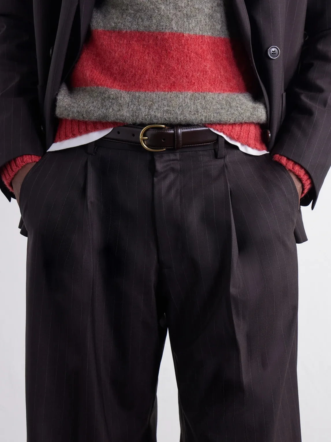 3cm Leather Belt by Morjas