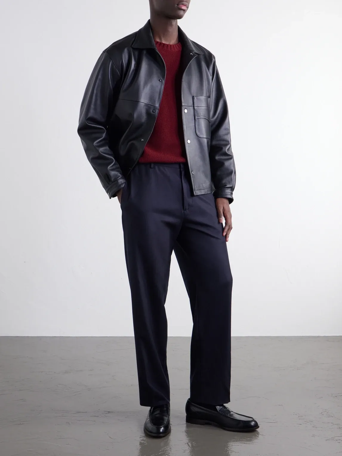Straight-Leg Woven Virgin Wool Trousers by Boglioli