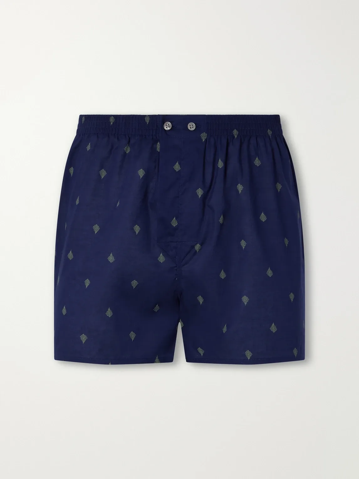Nelson Printed Cotton-Baptiste Boxer Shorts by Derek Rose