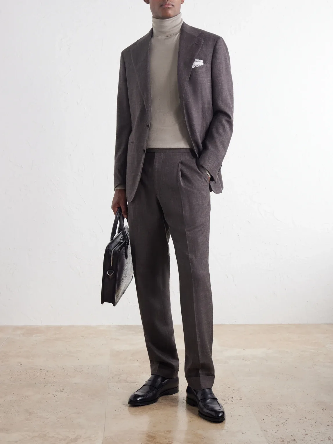 Cashmere and Silk-Blend Rollneck Sweater by Zegna