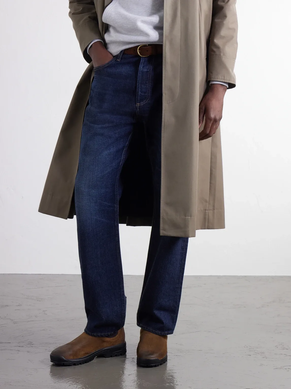 Sneaker 94 Burnished Suede Chelsea Boots by Grenson