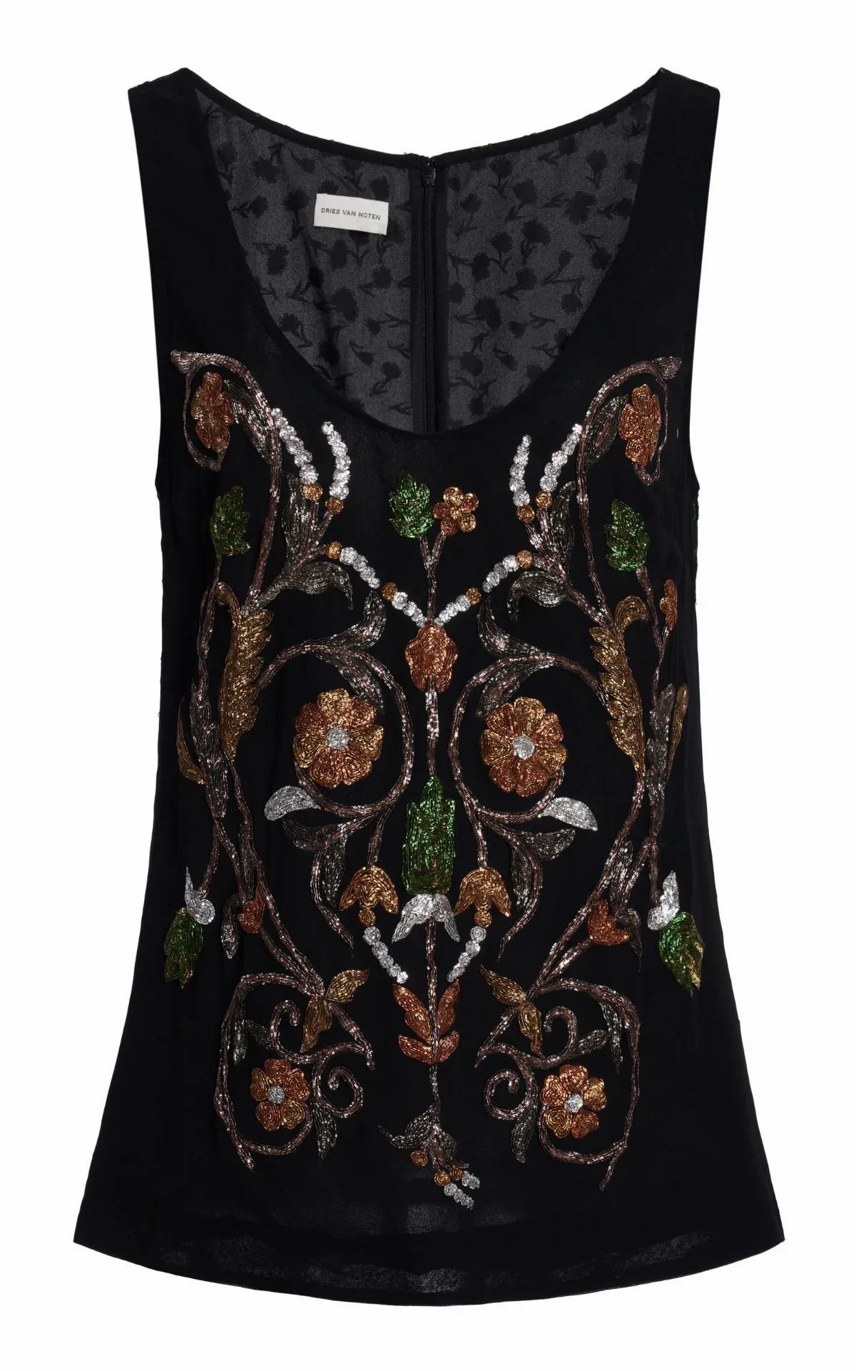 Croppy Embellished Top by Dries Van Noten