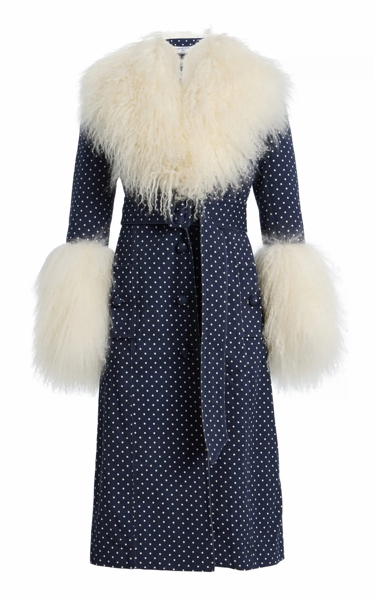 Tamara Fur Trim Cotton Coat by Franoise