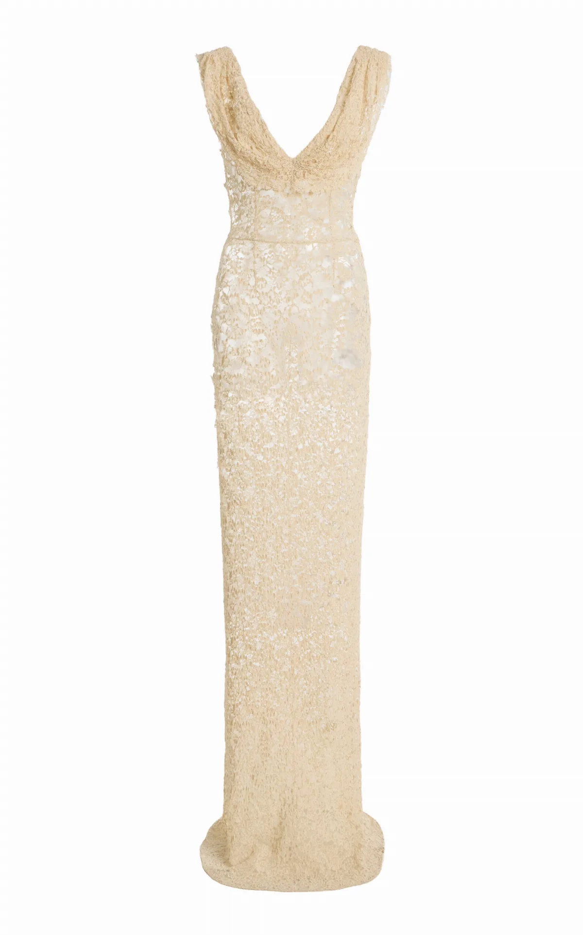 Sheer Lace Maxi Dress by Colleen Allen
