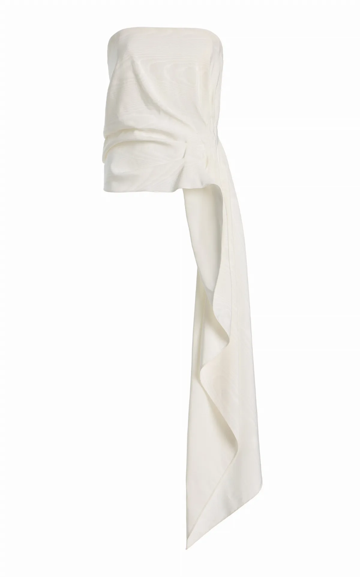 Lux Draped Crepe Top by STAUD