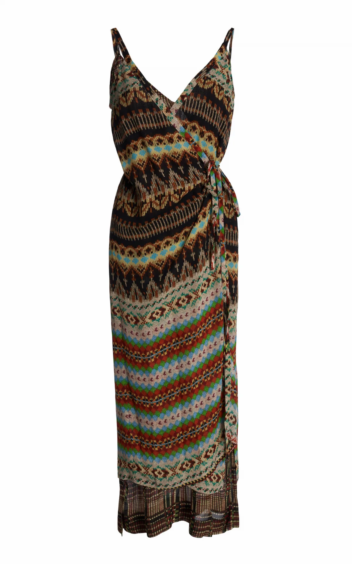Deloria Draped Midi Dress by Dries Van Noten