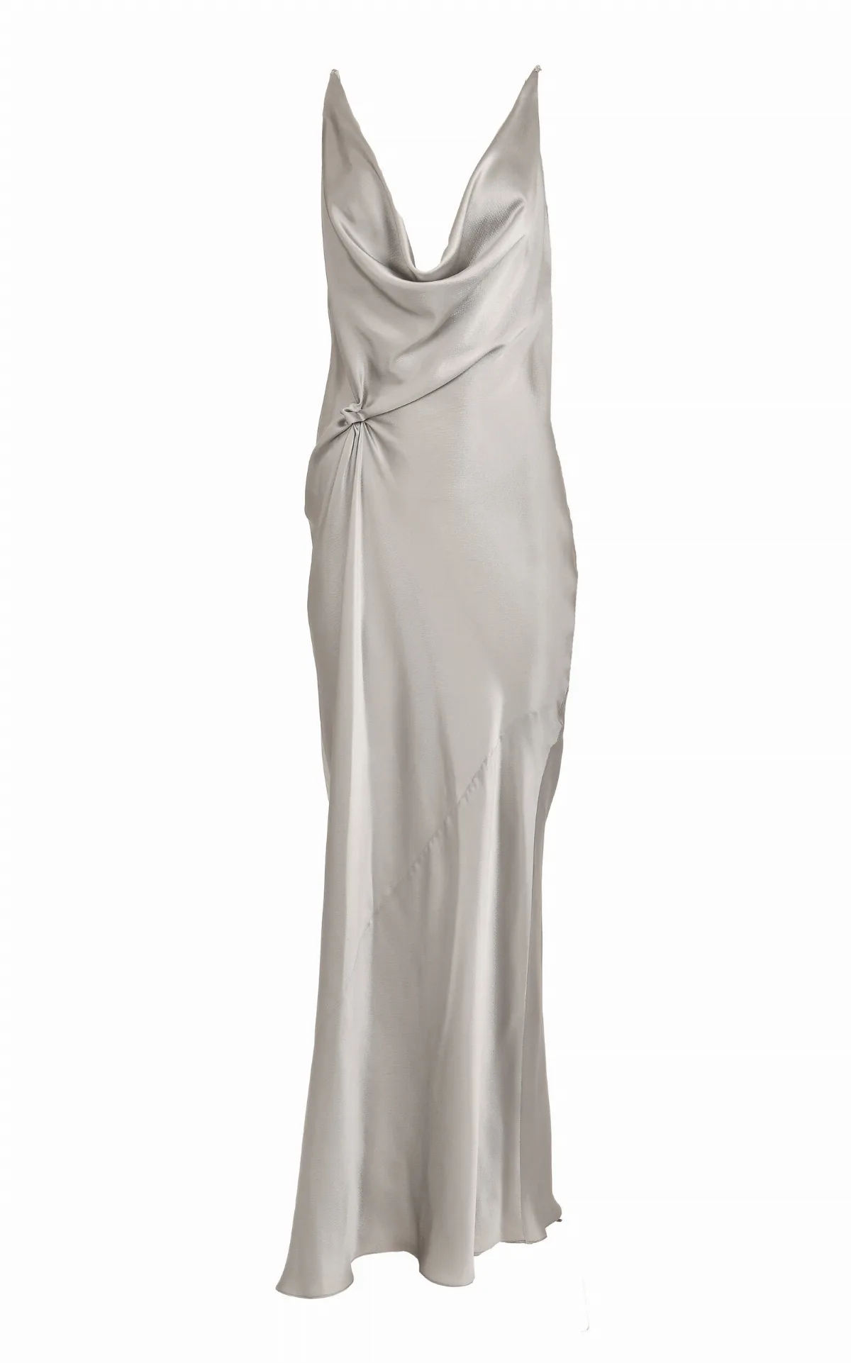 Knot Charmed Silk Maxi Dress by Francesca Miranda