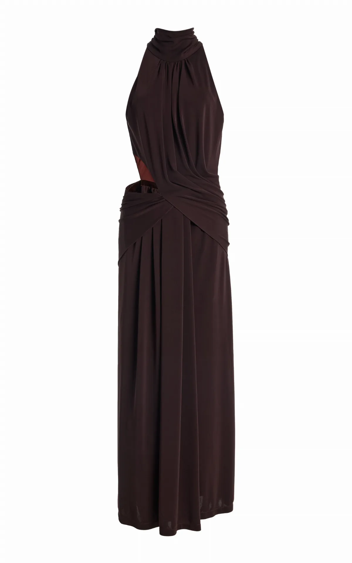 Retro Draped Midi Dress by Johanna Ortiz