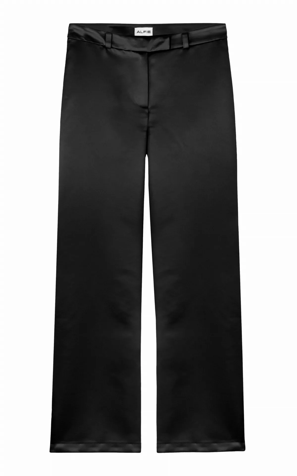 Sateen Straight Pants by Alfie