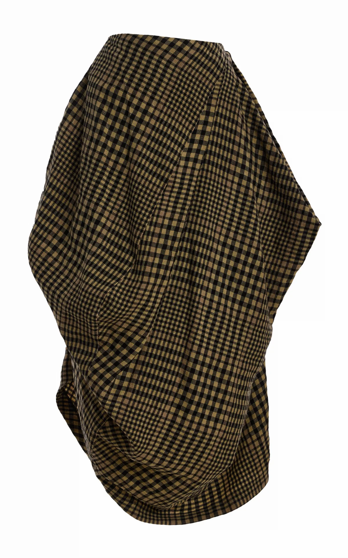 Evelin Linen-Wool Maxi Skirt by Ashlyn