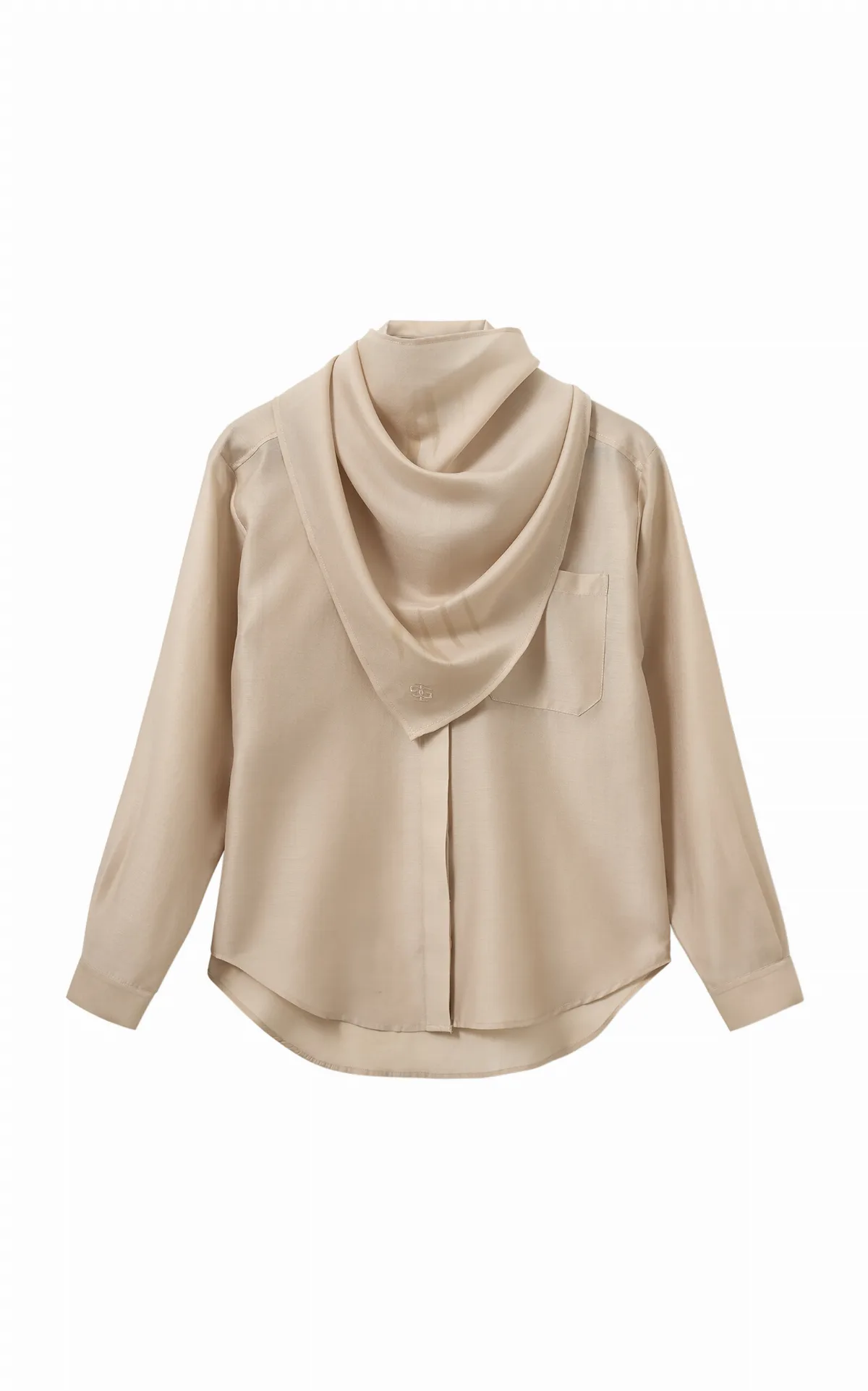 Eleanor Scarf-Detailed Shirt by The Garment