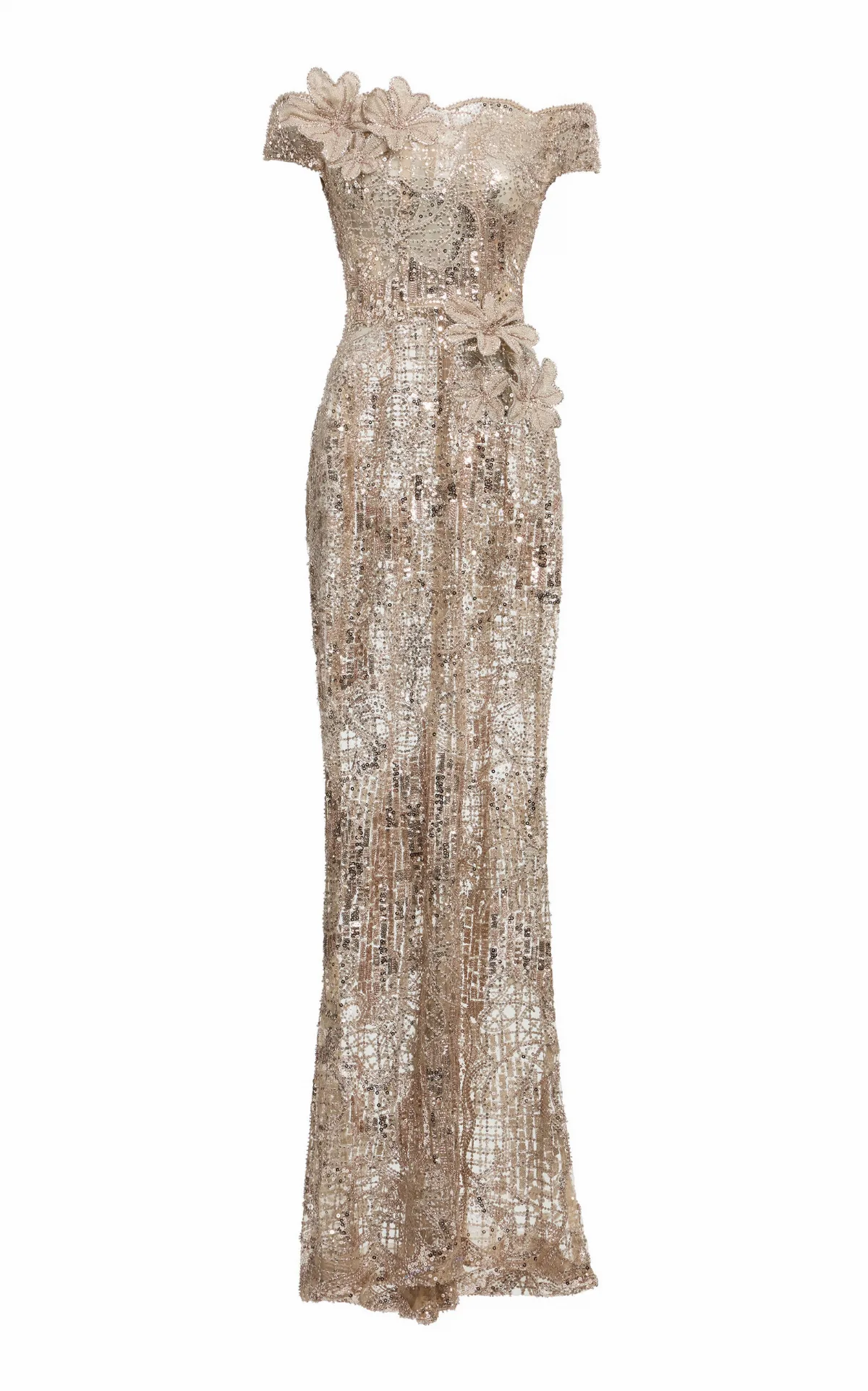 Silk-Blend Maxi Dress by Elie Saab