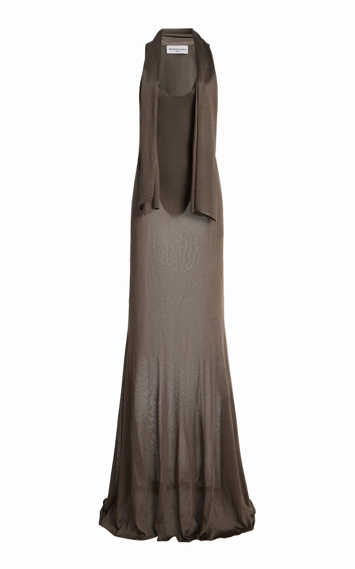 The Siena Scarf-Detailed Gown by Brandon Maxwell