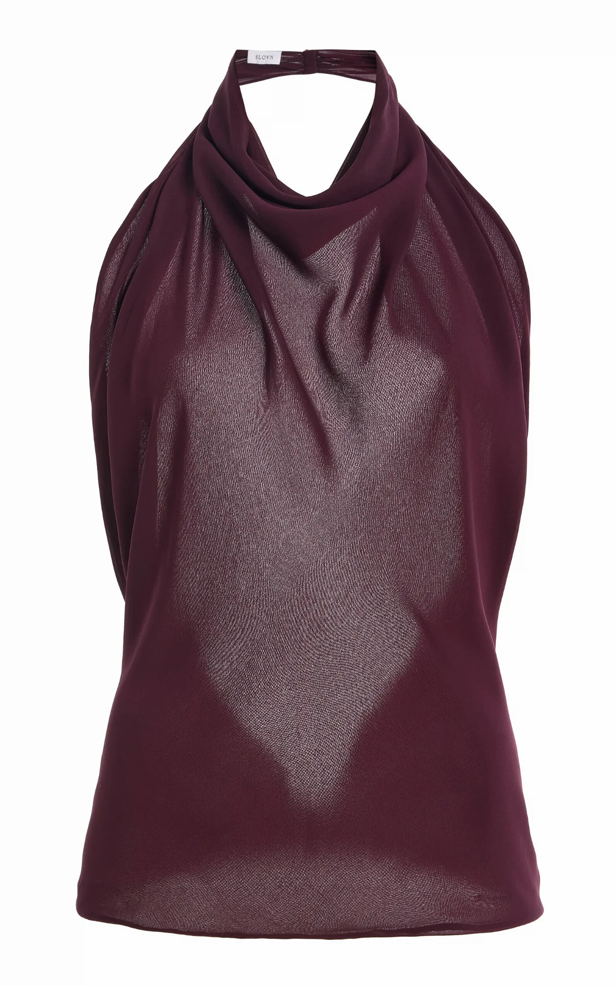 The Georgette Semi-Sheer Scarf Top by Sloan