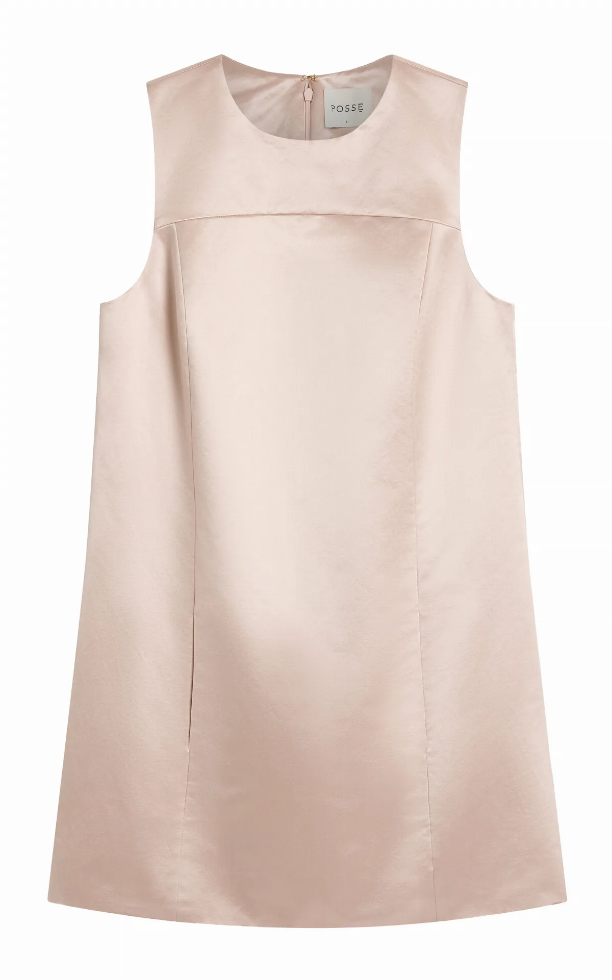 Chester Shift Satin Mini Dress by Posse
