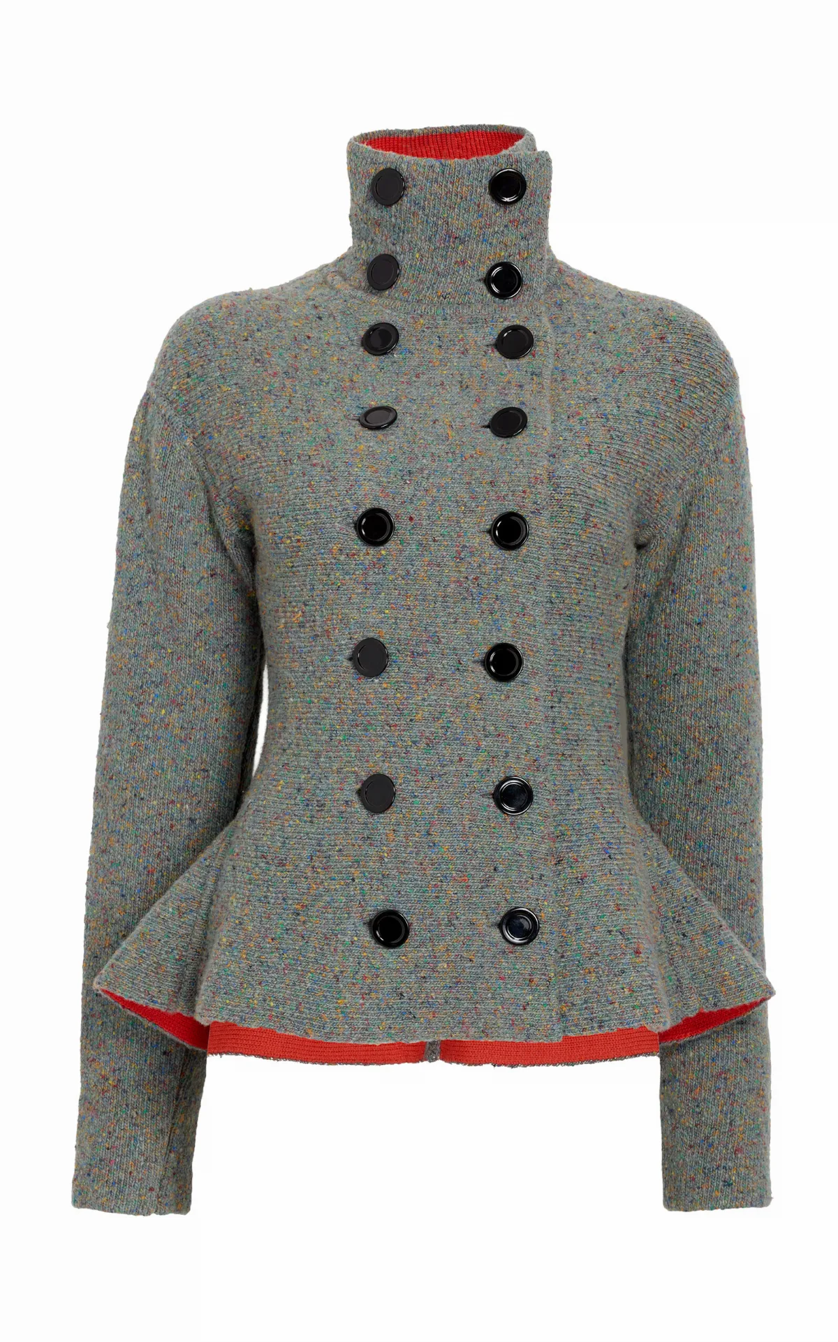 Capucine Double-Breasted Donegal Wool Jacket by Proenza Schouler