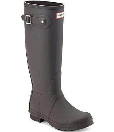 Original Matte Buckle Strap Rain Boots by Hunter