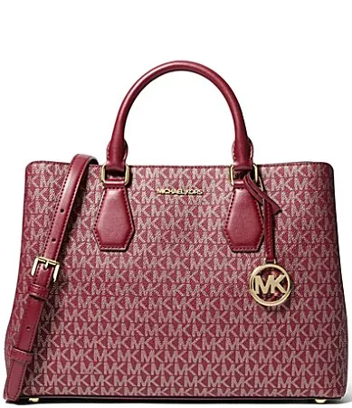 Camille Large Metallic Dot Logo Satchel Bag by MICHAEL Michael Kors