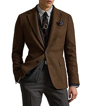 Modern Fit Plaid Blazer by Polo Ralph Lauren