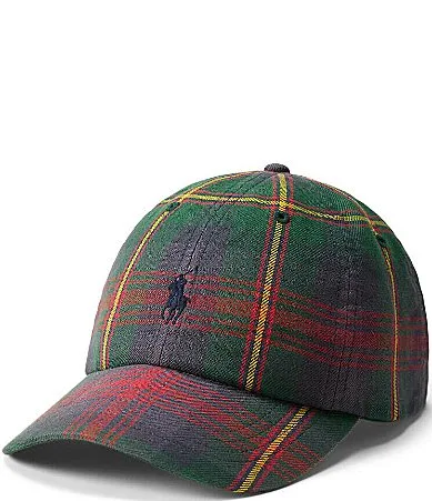 Plaid Flannel Ball Cap by Polo Ralph Lauren