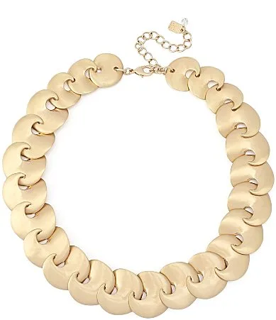 Robert Lee Morris Soho Molten Statement Collar Necklace by Lee