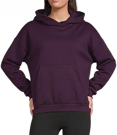 Icon Fleece Crew Neck Long Sleeve Coordinating Hoodie by Under Armour