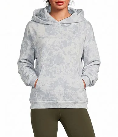 Icon Fleece Printed Long Sleeve Hoodie by Under Armour