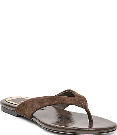 Linnet Suede Thong Sandals by Dolce Vita
