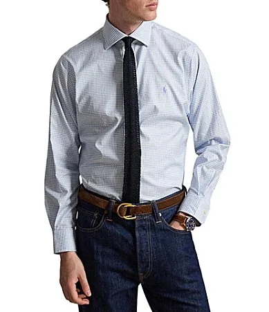 Regent Classic Fit Checked Shirt by Polo Ralph Lauren