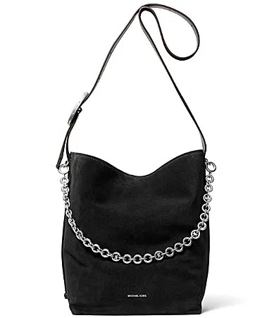 Nolita Large Suede Chain Bucket Messenger Bag by MICHAEL Michael Kors